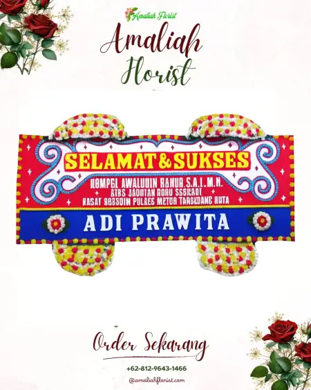 Papan Bunga Ucapan Selamat Amar
