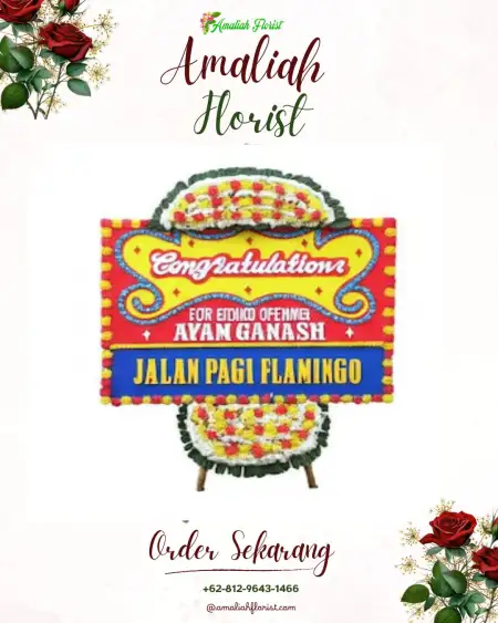 Sewa Papan Bunga Amar